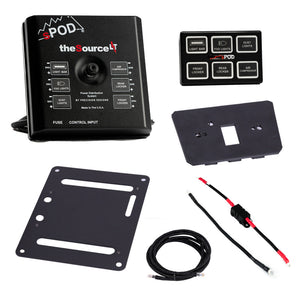 sPOD SourceLT Mini6 center console switch kit for Can-Am Maverick R