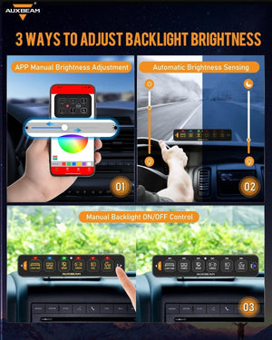 AuxBeam AS Series RGB 4/6 Gang Slim Switch Panel - Dunes 2 Dezert SXS