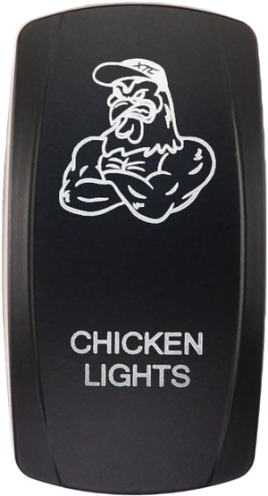 Chicken Lights rocker actuator for Contura V bodies, compatible with XTC, sPod, and Daystar systems—rocker only, no switch