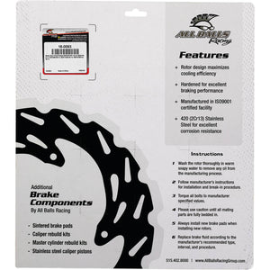 All Balls Racing front brake rotor for Polaris RZR 800 and RZR S 800, view 5