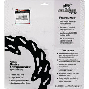 All Balls Racing rear brake rotor for Yamaha YXZ1000R and Wolverine RMAX, view 5