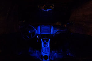 Halo-RA LED Rearview Mirror with RGB Lighting - Dunes 2 Dezert SXS