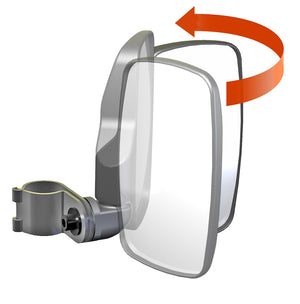 UTV Side View Mirrors – ABS Breakaway Design - Dunes 2 Dezert SXS