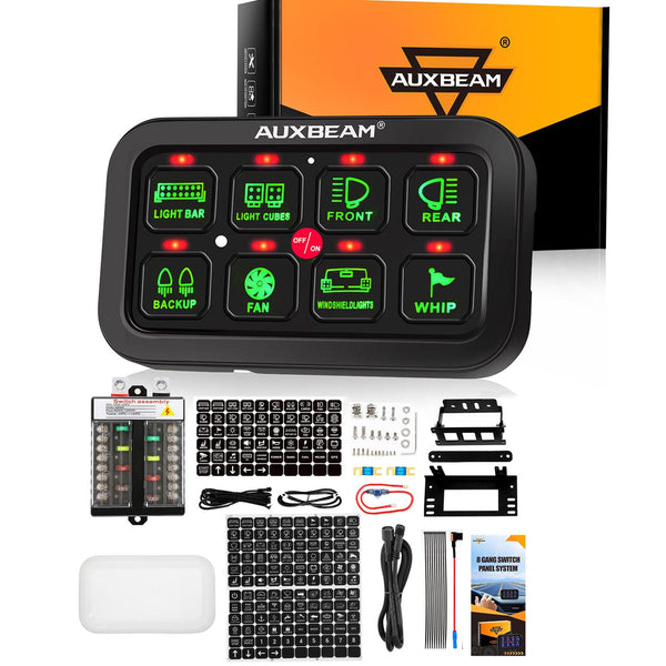 Single Series 6/8 Gang LED Switch Panel,Off Road Light Controller - Dunes 2 Dezert SXS