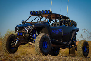 RZR Turbo R Geiser double row bumper front three-quarter view