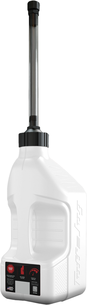 Utility Container White W/ Autostop Spout 2.5 Gal