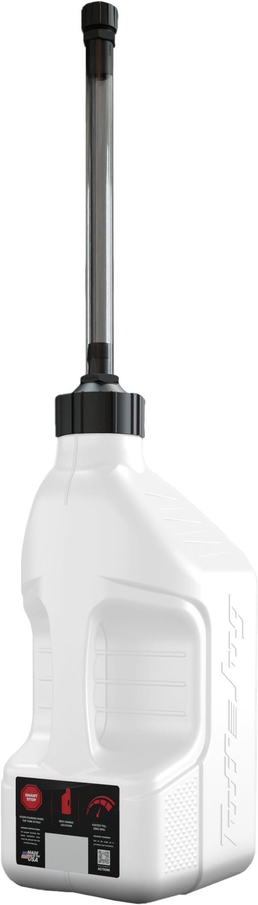 Utility Container White W/ Autostop Spout 2.5 Gal