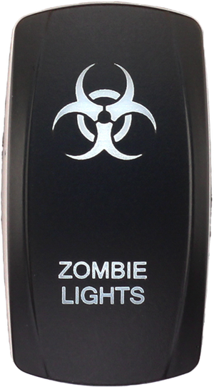 Zombie Lights rocker switch cover designed for Contura V bodies, fits XTC, sPod, and Daystar, for off-road lighting controls