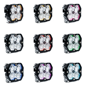 Baja Designs Squadron 2.0 Pro LED Light Pair - Dunes 2 Dezert SXS