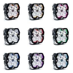 Baja Designs Squadron Sport 2.0 LED Light Pod Black - Dunes 2 Dezert SXS