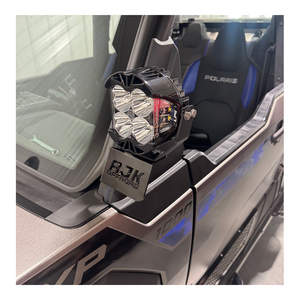 AJK Offroad Polaris Xpedition A Pillar Light Mounts - Dunes 2 Dezert SXS