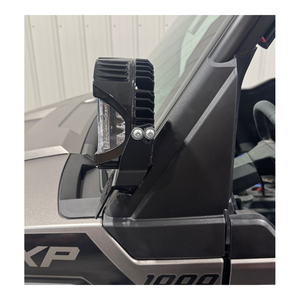 AJK Offroad Polaris Xpedition A Pillar Light Mounts - Dunes 2 Dezert SXS