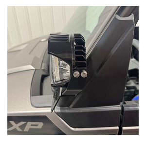 AJK Offroad Polaris Xpedition A Pillar Light Mounts - Dunes 2 Dezert SXS