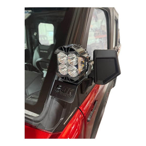 Polaris Ranger 1500XD A Pillar light mount - Dunes 2 Dezert SXS
