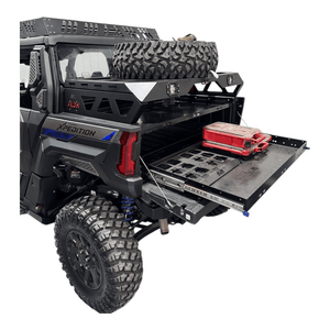 AJK Offroad Polaris Xpedition Spare Tire Carrier / Bed Rack - Dunes 2 Dezert SXS