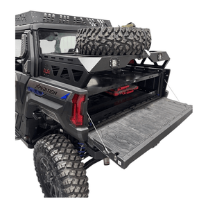 AJK Offroad Polaris Xpedition Spare Tire Carrier / Bed Rack - Dunes 2 Dezert SXS