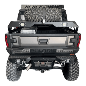 AJK Offroad Polaris Xpedition Spare Tire Carrier / Bed Rack - Dunes 2 Dezert SXS