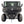 Heavy-duty CF Moto UForce U10 front bumper by AJK Offroad, showcasing rugged steel construction and mounting points.