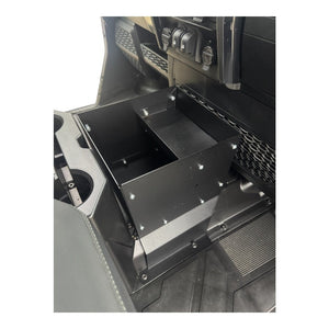 Polaris Ranger 1500XD Front Seat Center Floor Storage - Dunes 2 Dezert SXS