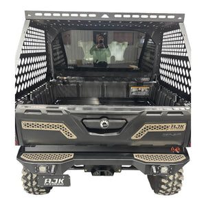 Can-Am Defender HD10-HD11 Tall Bed Rack with Enclosure - Dunes 2 Dezert SXS