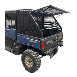 Can-Am Defender HD10-HD11 Tall Bed Rack with Enclosure - Dunes 2 Dezert SXS