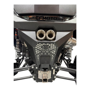 AJK Offroad CF Moto Z10 Exhaust Cover, alternate view 2 of 8