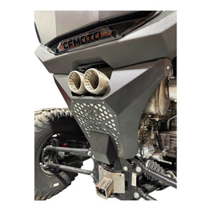 AJK Offroad CF Moto Z10 Exhaust Cover, alternate view 3 of 8
