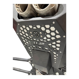 AJK Offroad CF Moto Z10 Exhaust Cover, alternate view 4 of 8