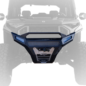 DRT Motorsports front winch bumper 2024+ Polaris Ranger XD 1500 installed view
