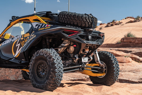 Can-Am Maverick R Volt Tire Rack for Baja Box - Dunes 2 Dezert SXS