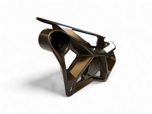 Can-Am X3 Upper Shock Brace w/ Light Mount – Gun Metal - Dunes 2 Dezert SXS