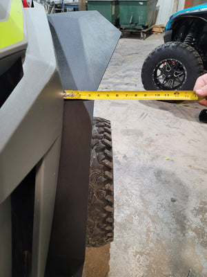 RZR Pro XP & Turbo R Mud Flap Fender Extensions - Dunes 2 Dezert SXS