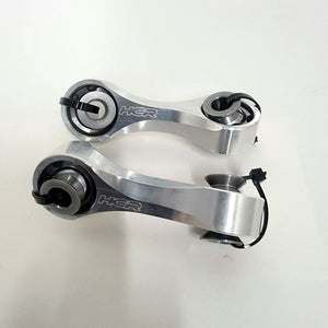 CNC 6061 aluminum HCR fixed sway bar link set for Can-Am X3 with uniball bearings and stainless steel hardware for front stability