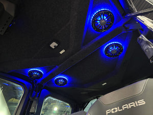 Polaris® Ranger 1500 Front Overhead Speaker Adapters (Pair) | UTVS-RNG-OSA-FRONT - Dunes 2 Dezert SXS
