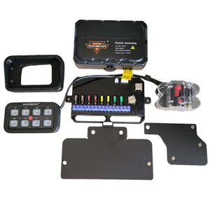 Can-Am Maverick R Auxbeam AR-800 Switch Panel Kit - Dunes 2 Dezert SXS
