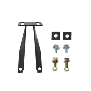 UTV Mountain Accessories Polaris RZR 1000 rear bump seat bracket for 2024-2025 models, showing mounting hardware and metal construction.