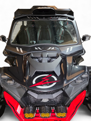 Can-Am Maverick R Max Roof Rack w/ Hood Scoop - Dunes 2 Dezert SXS