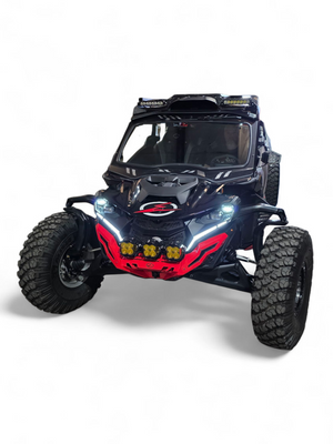 Can-Am Maverick R Max Roof Rack w/ Hood Scoop - Dunes 2 Dezert SXS