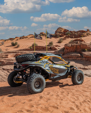 Can-Am Maverick R Volt Tire Rack for Baja Box - Dunes 2 Dezert SXS