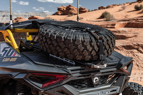 Can-Am Maverick R Volt Tire Rack for Baja Box - Dunes 2 Dezert SXS