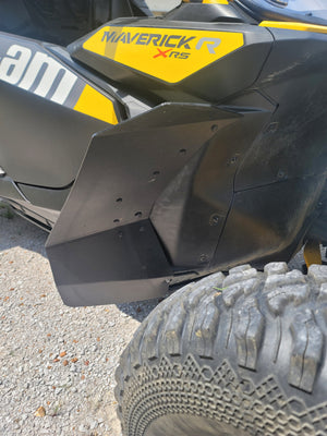 Trail Armor Can-Am Maverick R Metal Inner Fender Liners - Dunes 2 Dezert SXS