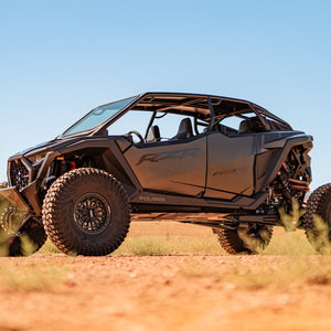 VooDoo Fastback cage installed on 2025 Polaris RZR Pro R 4 rear view
