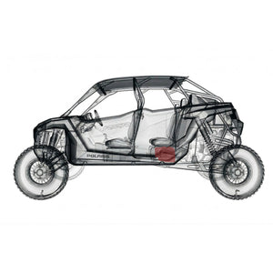 2026 Polaris RZR Pro R 4 Ultimate Rear-Seat 10in Subwoofer | SSV Works
