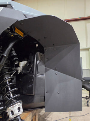 Trail Armor RZR Pro XP mud flap fender extensions, detail view