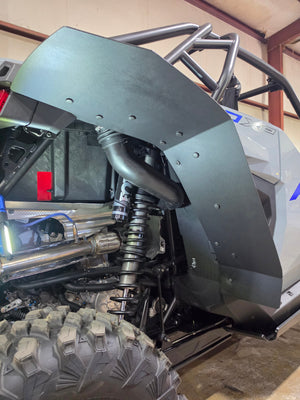 Trail Armor RZR Pro XP mud flap fender extensions, side view