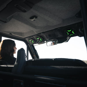 Can-Am Defender HD11 overhead 4-speaker soundbar with BRP touchscreen — view 2