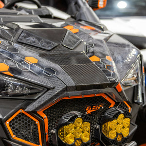 RPM Carbon Fiber Nose Panel Polaris RZR Pro R Turbo R - Dunes 2 Dezert SXS
