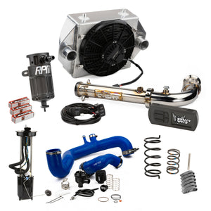 RPM 2017-2019 Can-Am X3 220HP kit with blue silicone tubes