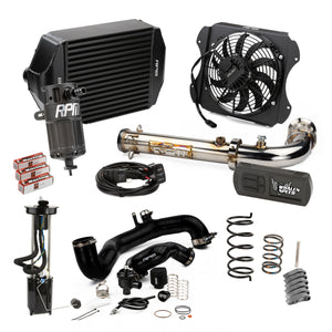 RPM 2020-2022 Can-Am X3 220HP kit with black tubes and black intercooler