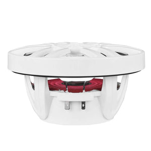 DS18 NXL Series Coaxial Marine Speaker w/ RGB Lights 6.5in 2-Way 100 Watts RMS 4 ohm White